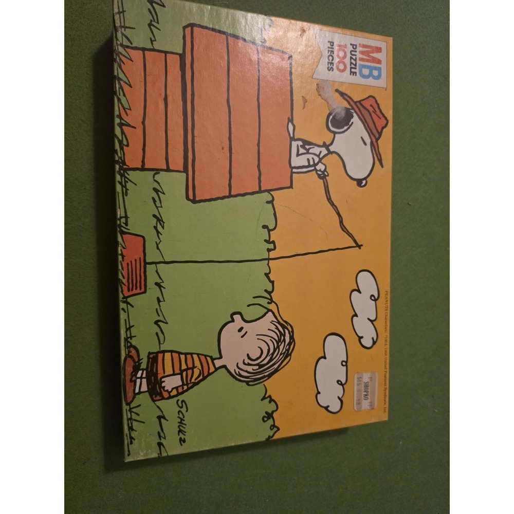 1978 Milton Bradley Snoopy & Linus Peanuts Puzzle 100 Piece Series – Complete